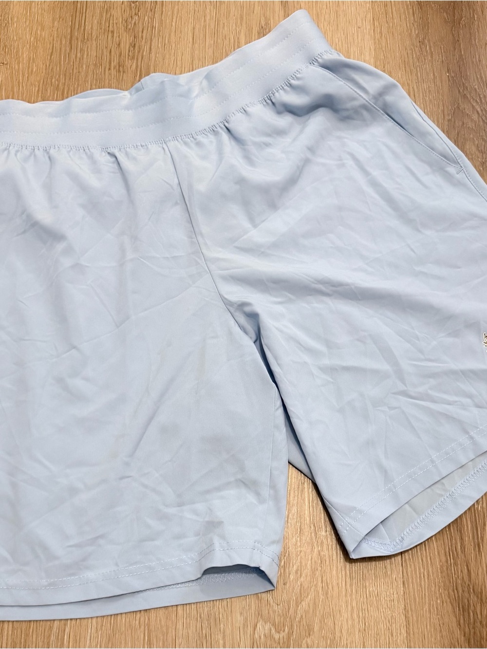 Men's Athletic Shorts in Pale Blue — Lightweight Performance